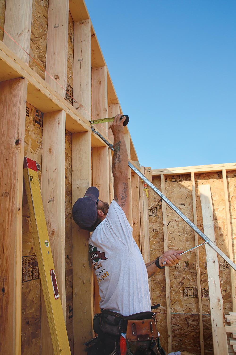 How to Frame Walls Plumb and Straight Fine Homebuilding