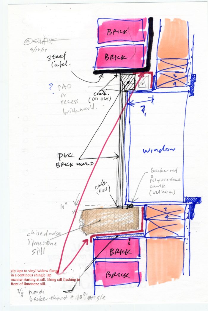 window trim on brick sided house Fine Homebuilding