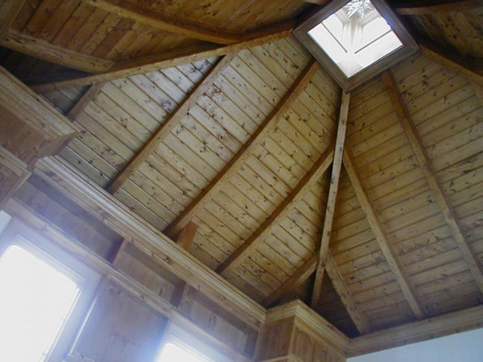 Hip roof Finial cap with cedar shingles - Fine Homebuilding