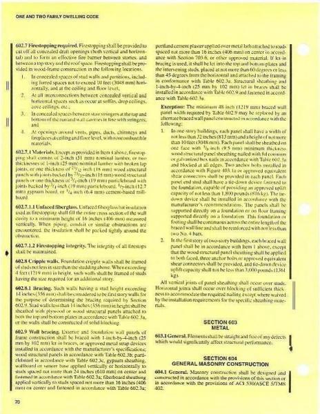 Fire blocking. - Fine Homebuilding