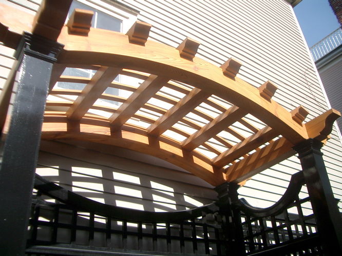 Pergola End cuts on large beams Fine Homebuilding