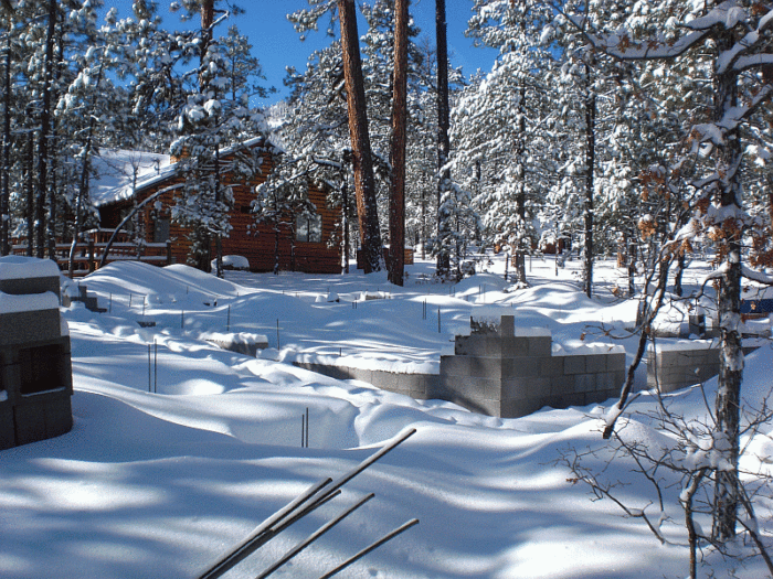 new spec vacation home in Alpine, AZ Fine Homebuilding