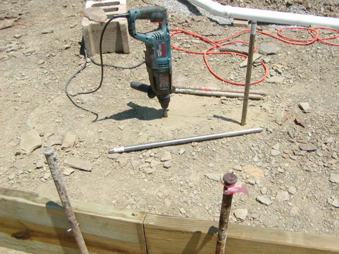 Ground rod in shale Fine Homebuilding