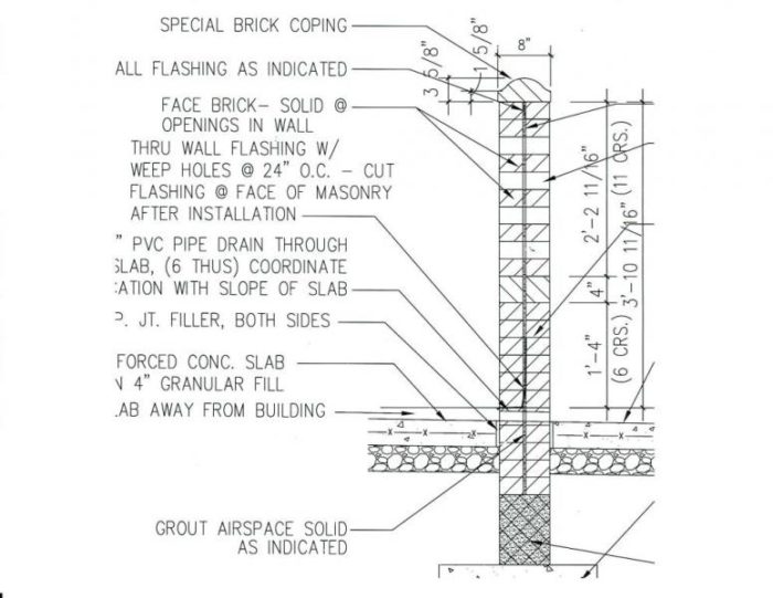 Brick wall flashing Q Fine Homebuilding