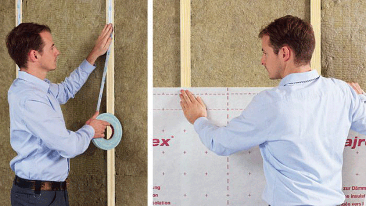 DoubleSided AirBarrier Tape Fine Homebuilding