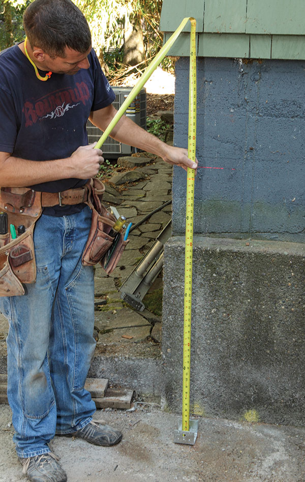 How to Measure Deck Post Height Fine Homebuilding