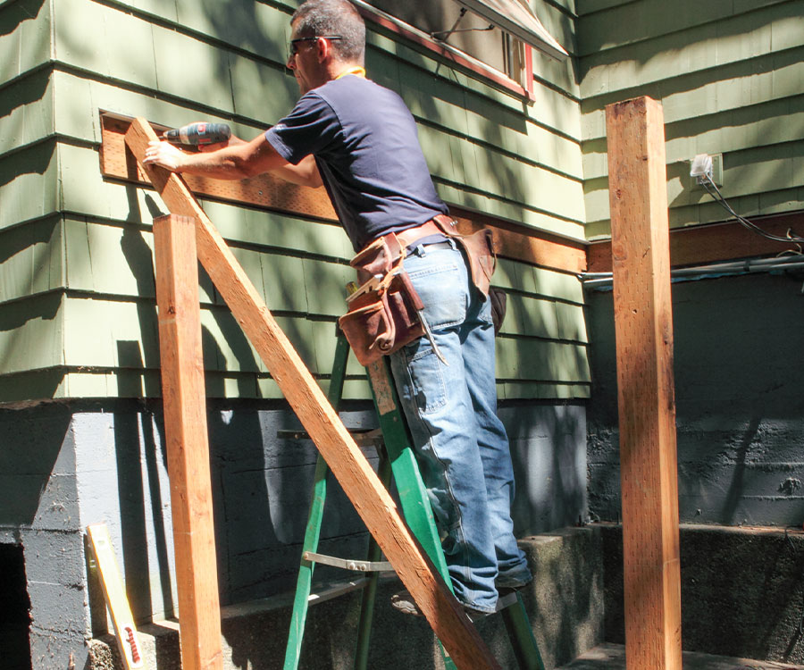 How to Brace a Deck Post Fine Homebuilding