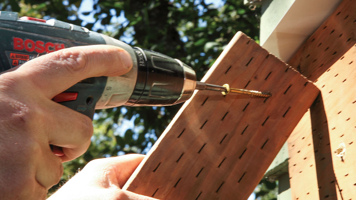 How to Brace a Deck Post Fine Homebuilding