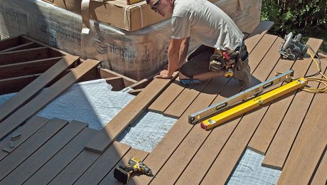 Multi-Feature Curved Deck: Decking - Fine Homebuilding