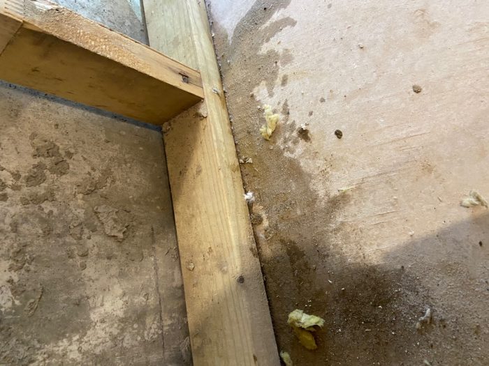 Moisture Bottom Plate Fine Homebuilding