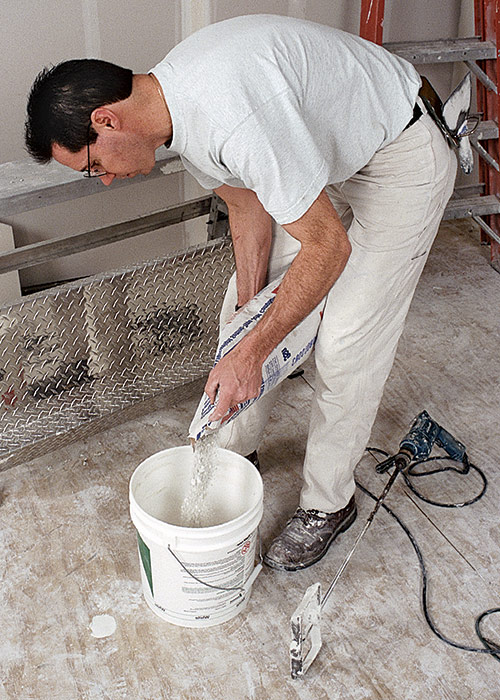 Mixing Joint Compound Fine Homebuilding