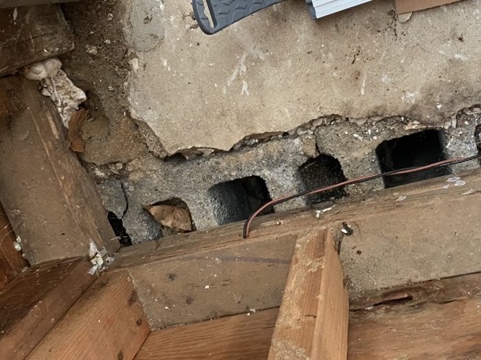 Support existing concrete slab over block foundation - Fine Homebuilding