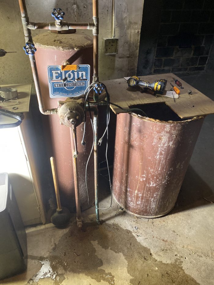 Thoughts on removing an ancient water softener Fine Homebuilding