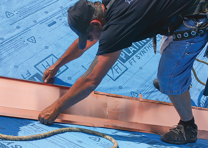 valleys have upturned trimmed edges