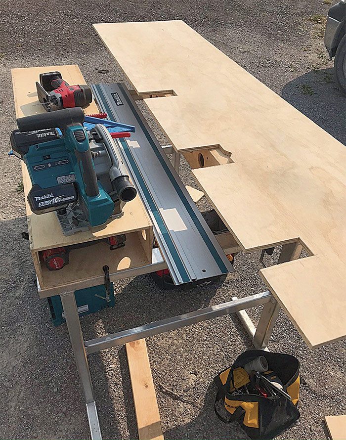 metal fabricator’s saw horse