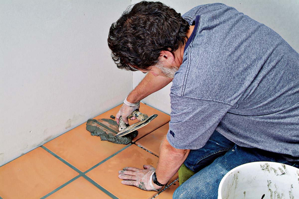 Grouting TerraCotta Pavers Fine Homebuilding