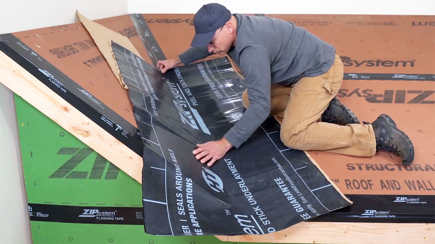 Install SelfAdhering Underlayment in a Roof Valley Fine Homebuilding