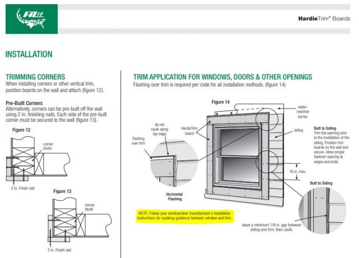 Gap Width Between Vinyl Window Frames and Trim Fine Homebuilding
