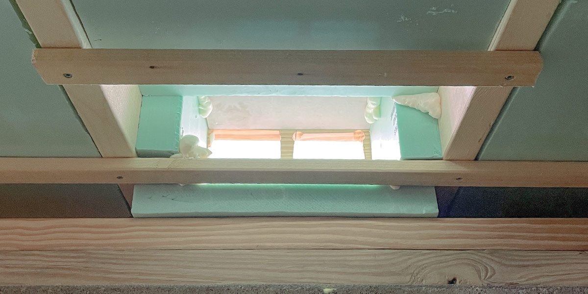 crawlspace vents in unconditioned crawlspace