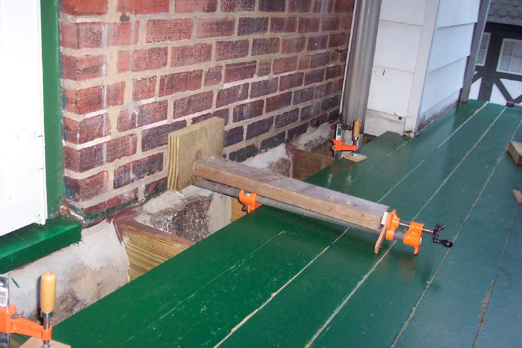 Turning a pipe clamp into a tool that can push instead of just clamp