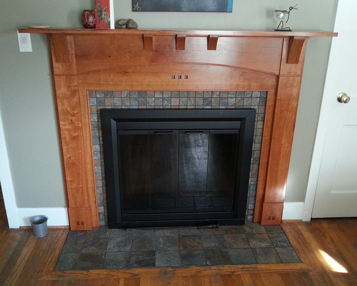 Arts and Crafts fireplace surround FineWoodworking