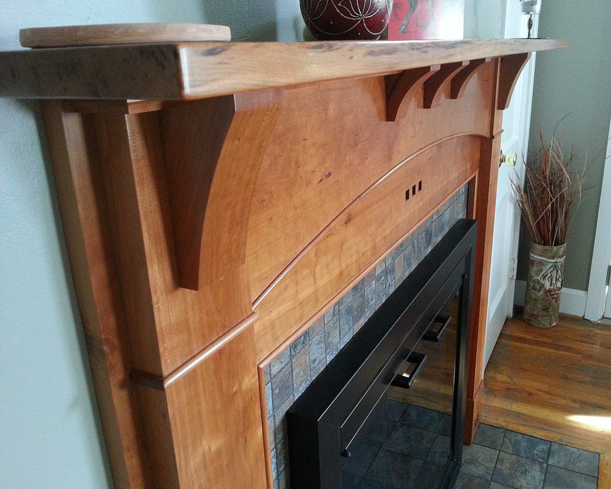 Arts and Crafts fireplace surround FineWoodworking