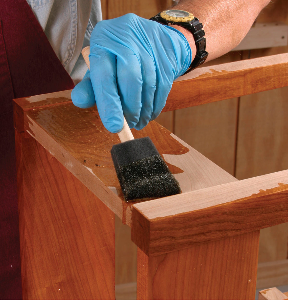 Can Foam Brushes Apply a Fine Finish? FineWoodworking