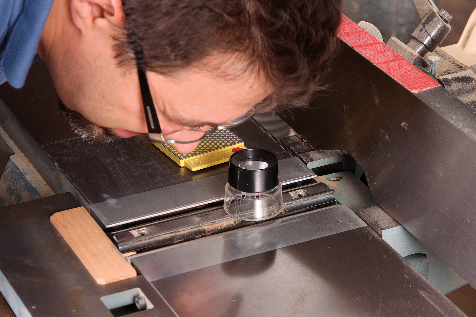 Sharpen Jointer Knives in Place FineWoodworking