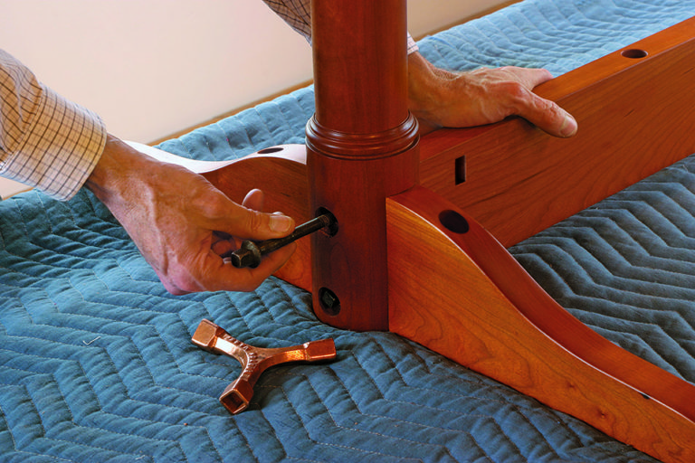 Two Techniques for Aligning Bed Bolts FineWoodworking