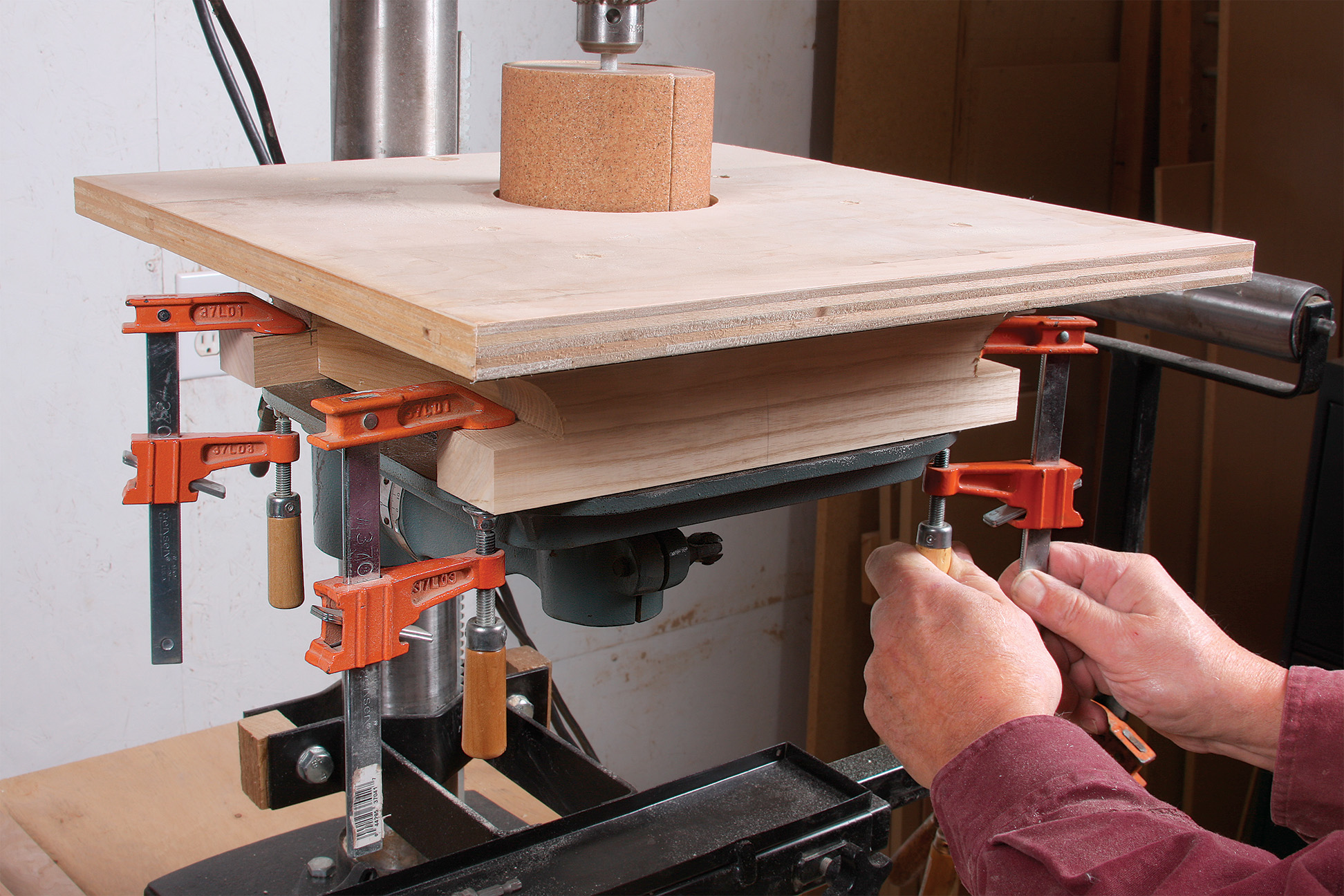 Sanding on the Drill Press FineWoodworking