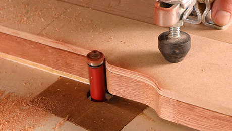 Routing with a Template - FineWoodworking