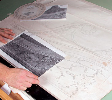 Sizing the Marquetry Sizing the Marquetry