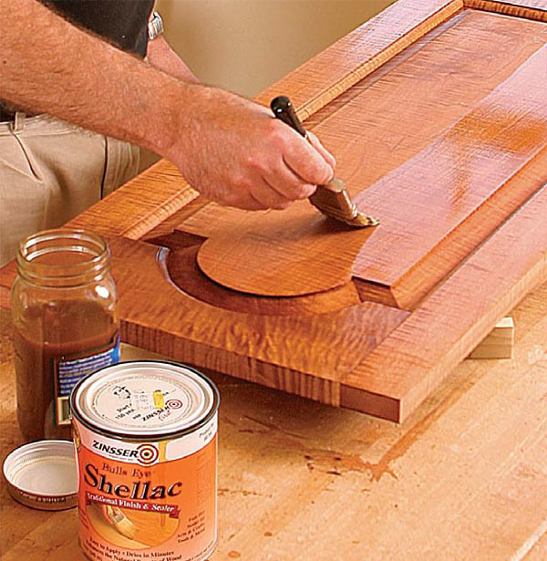 an antique finish for