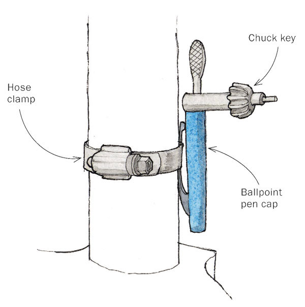 DrillPress ChuckKey Holder FineWoodworking