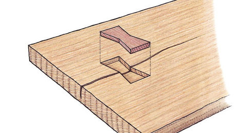 How to Cut a Butterfly Key - FineWoodworking