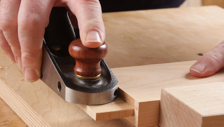 Two Jigs That Help Sharpen a Skew Plane Blade - FineWoodworking