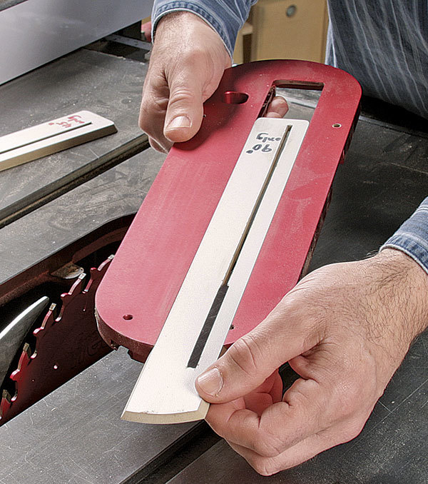 Infinity Tools Throat Plate No. 100335 FineWoodworking