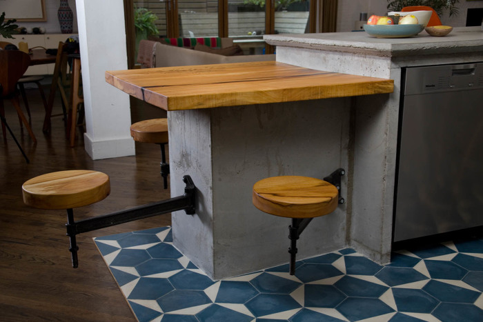 Silver Maple Countertop and Stools - FineWoodworking