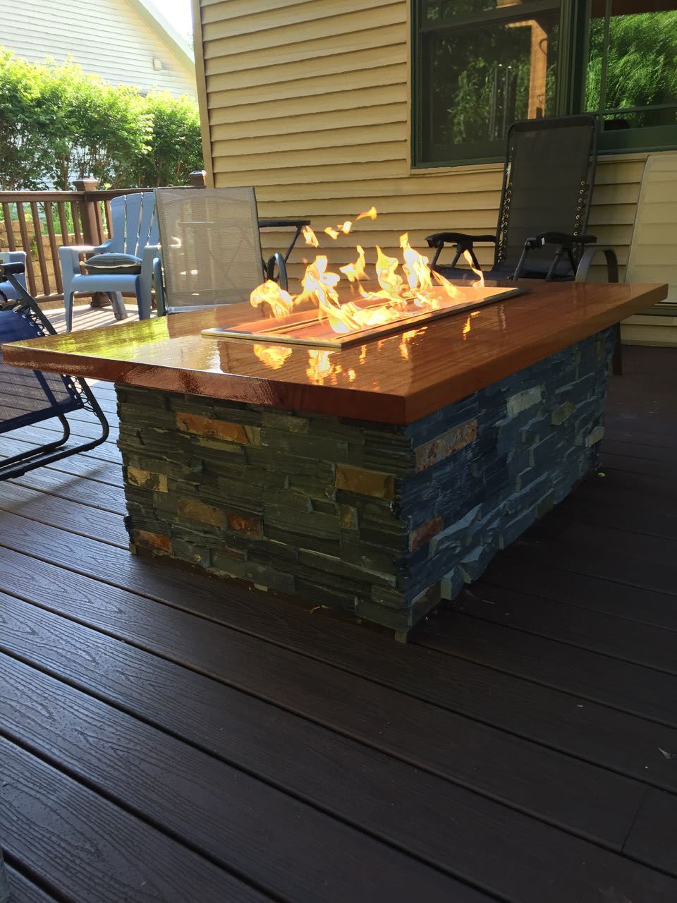 Outdoor fire table FineWoodworking