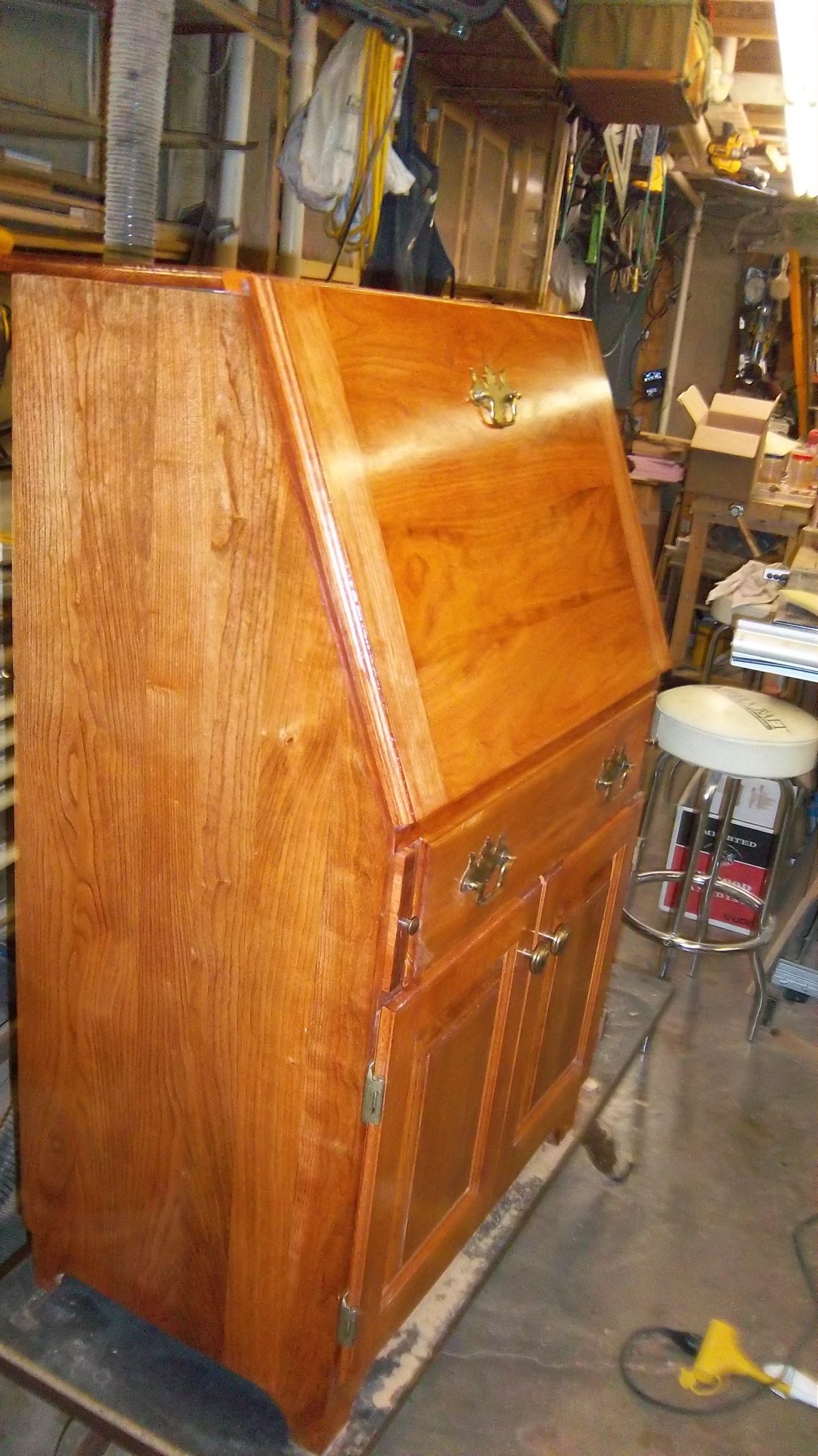 Cherry Slant Top Secretary/ Slant Top Desk FineWoodworking