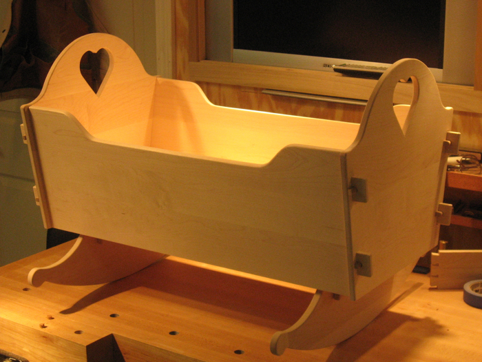 cradle with storage box - FineWoodworking