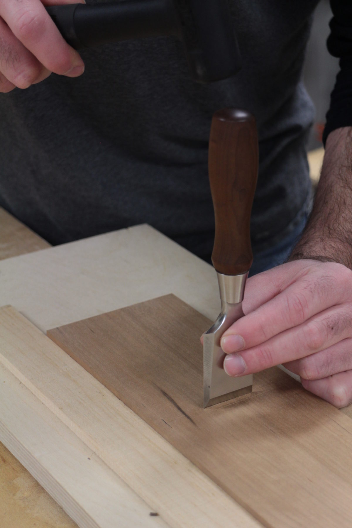 Sometimes hand tools cut the joint faster and easier FineWoodworking