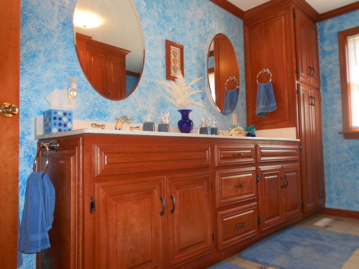 Cherry bathroom FineWoodworking