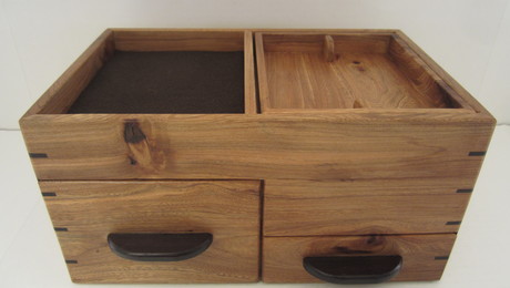 Men's Valet Box With Phone Charging And Hidden Compartments, Texas ...
