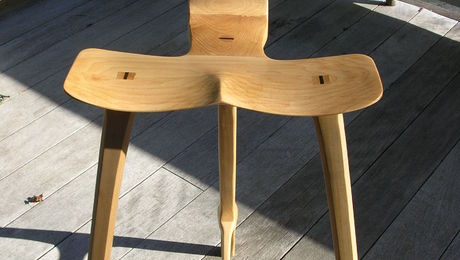 tage frid inspired 3 legged stool - FineWoodworking