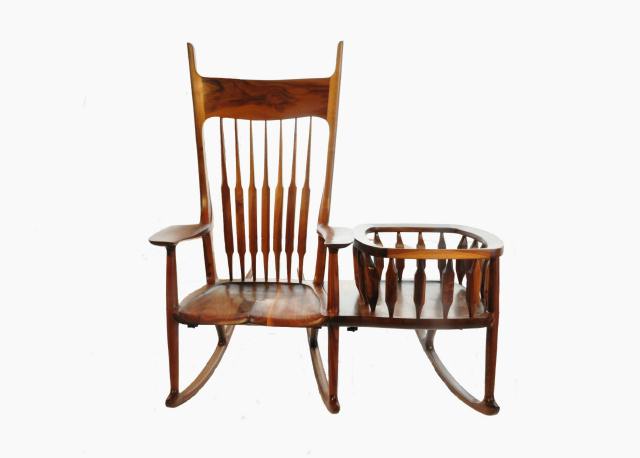 rocker with cradle attached