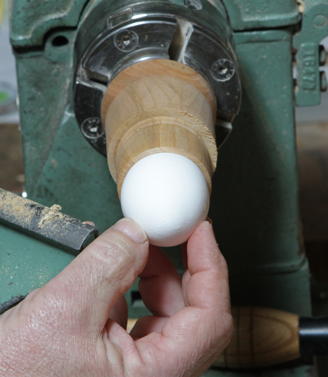 End Grain Hollowing Project Turning an Egg Cup FineWoodworking