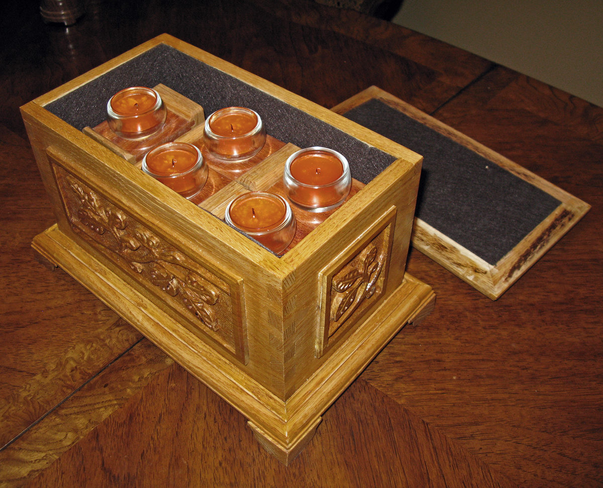 Tea Light Holder and Carved Box FineWoodworking