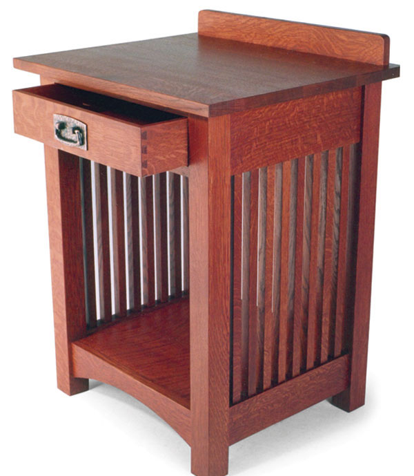 Arts and Craftsstyle Bedside Table FineWoodworking