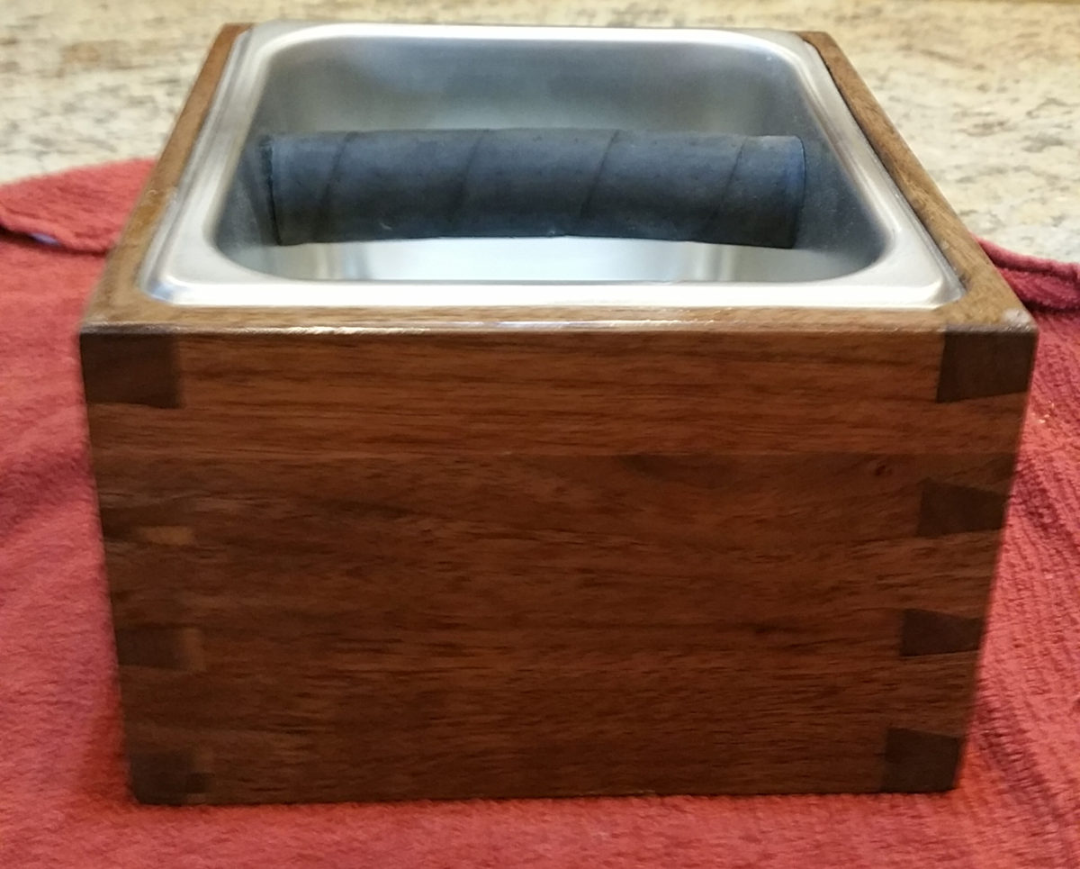 Espresso knock box FineWoodworking